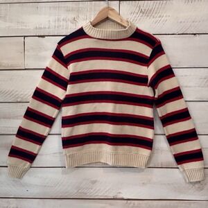 Vintage JC Penny Striped Sweater Red And White SZ‎ Small